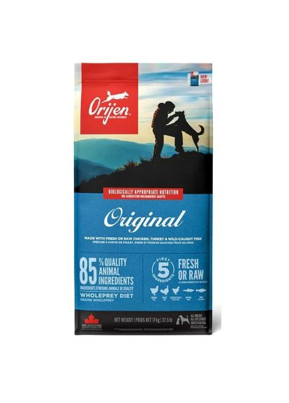 Сухой корм для собак (0064992182175) Orijen Original 17 кг (369880269)