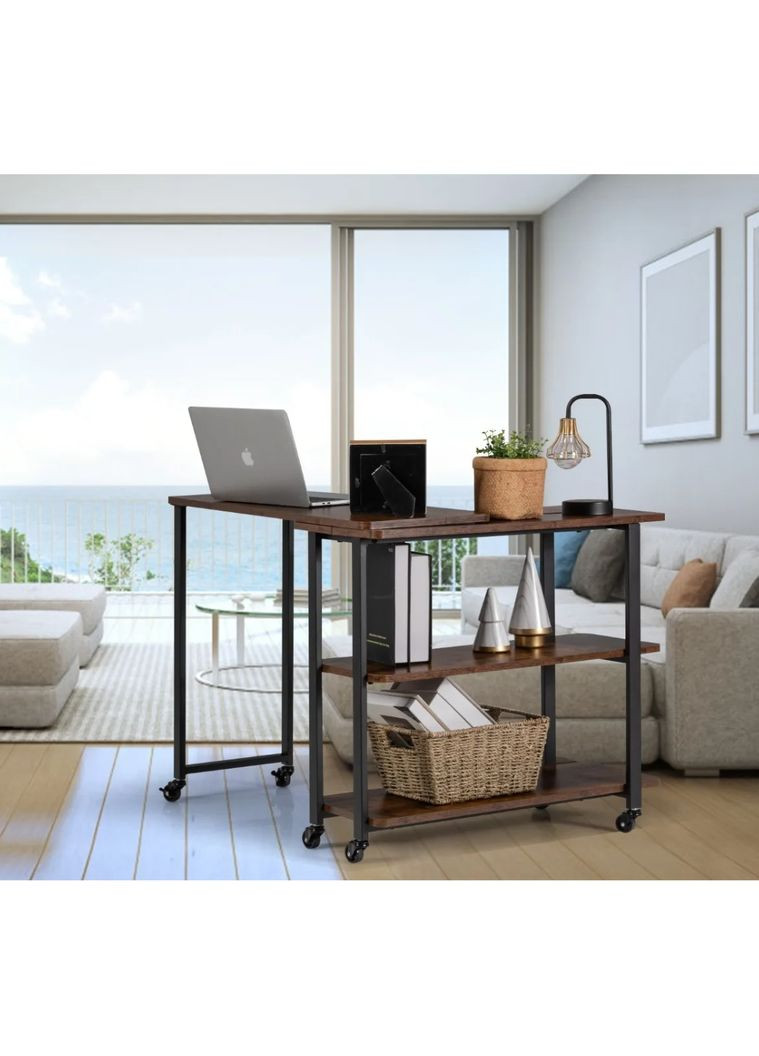 Стіл L-подібний King обертовий в стилі Loft Costway (362028085)