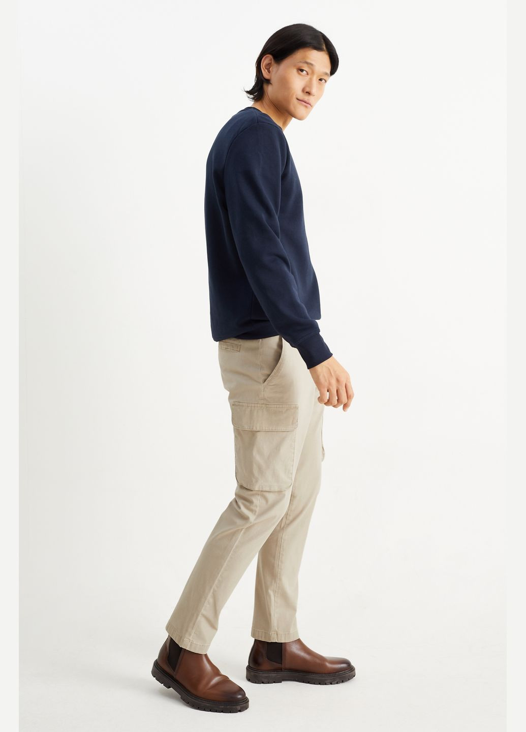 Штани карго з бавовни C&A (335369596)