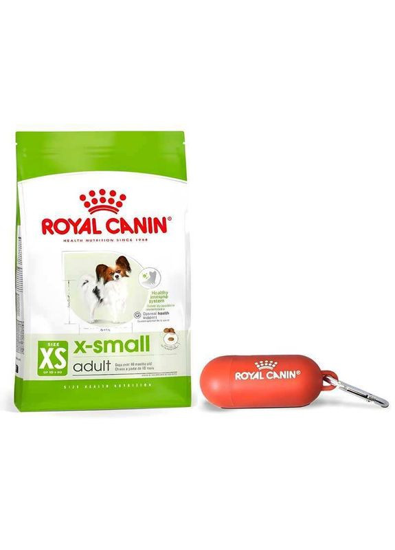 X-Small Adult - Сухий корм для мініатюрних дорослих собачок - 1,5 кг + Gift Dispenser Royal Canin (361968298)