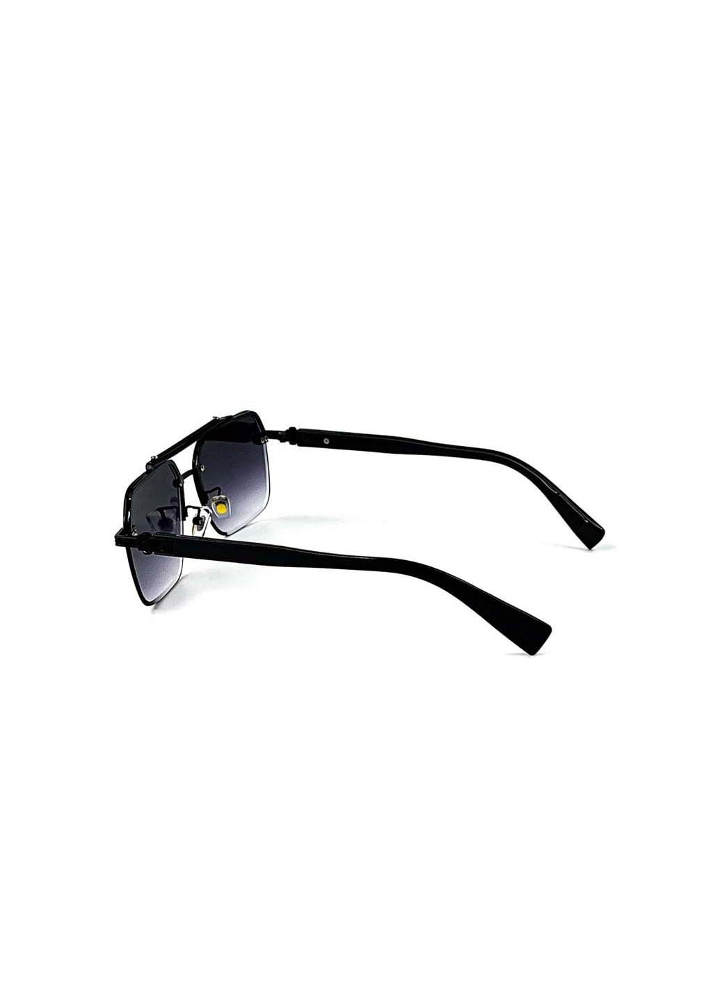 Солнцезащитные очки Фешн-классика мужские 395-855 LuckyLOOK (291886032)