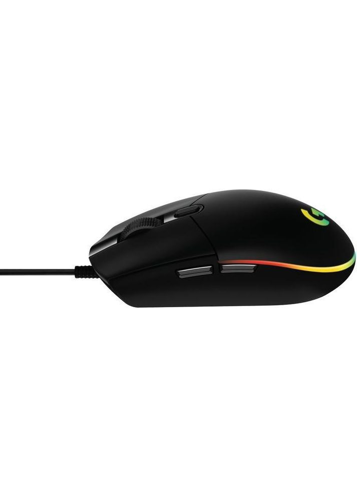 Ігрова миша G102 LightSync (G203) RGB, 8000 DPI, 6 кнопок, чорна Logitech (360713937)