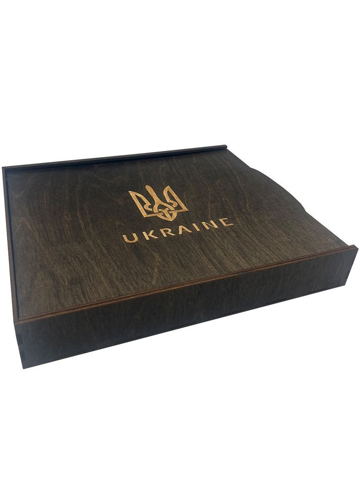 Подарунковий набір: Коробка + Кулькова ручка IM 17 Brushed Metal GT BP 22 232_TR + Блокнот Axent Partner Ukraine Cиній Parker (316622276)