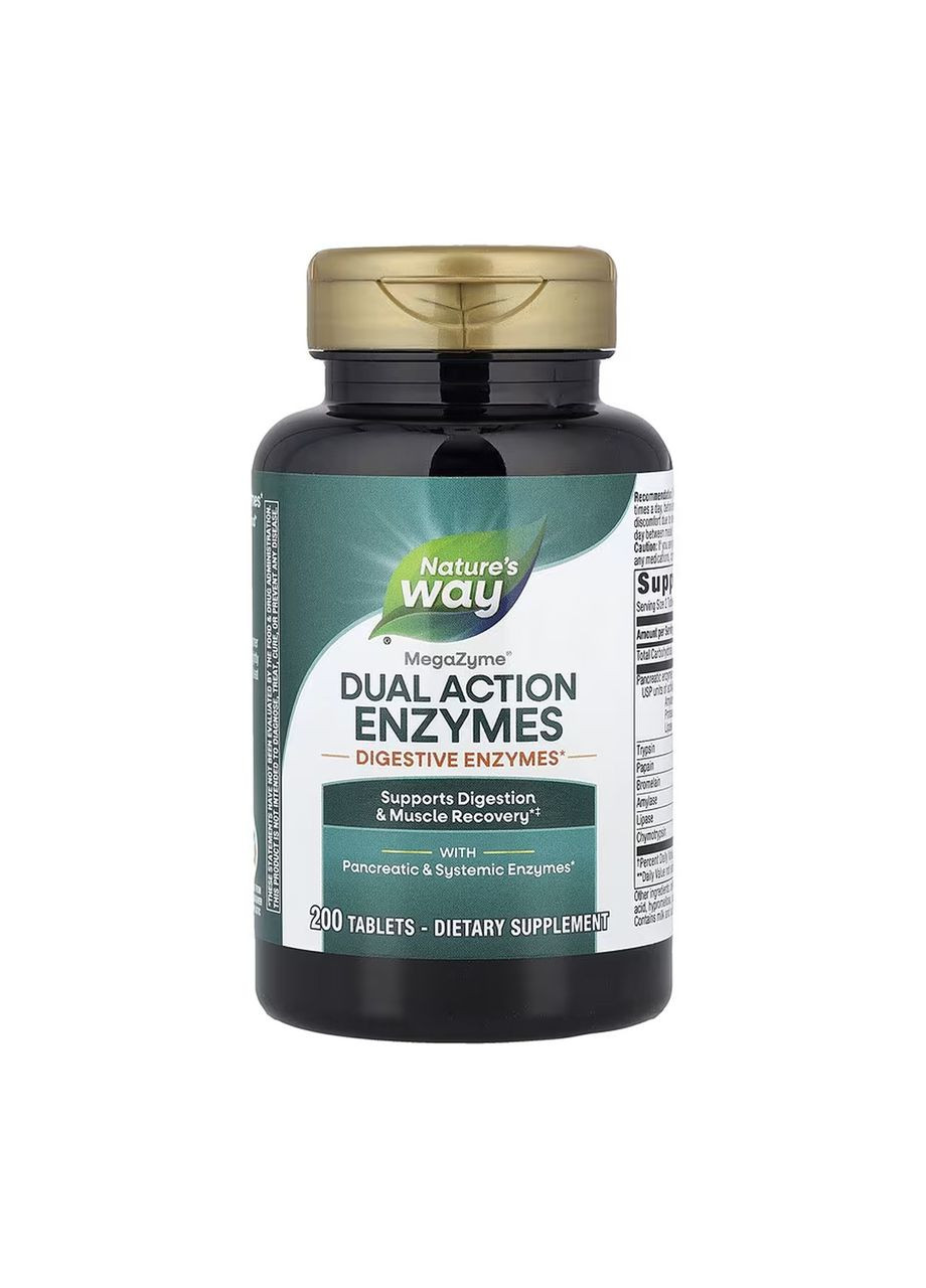 Mega-Zyme Original - 200 tabs Nature's Way (369396762)