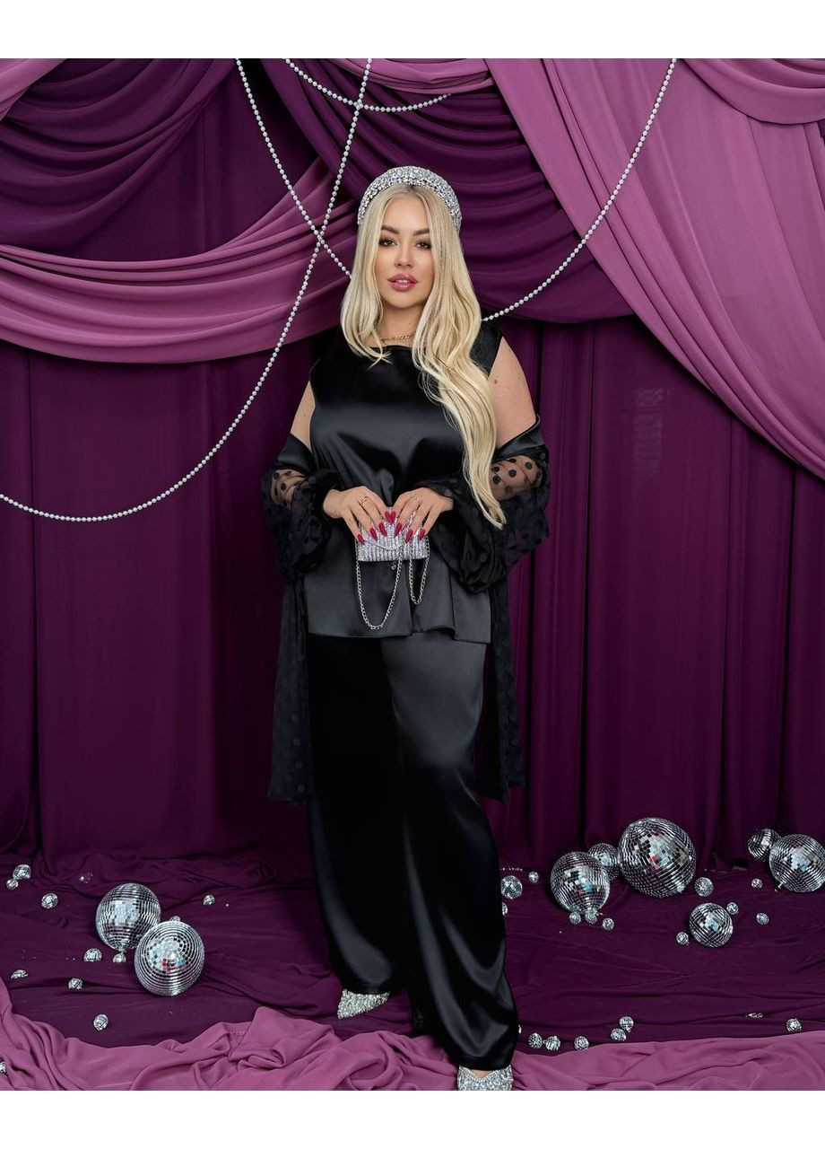 Женский атласный костюм FINO Mode (369407924)