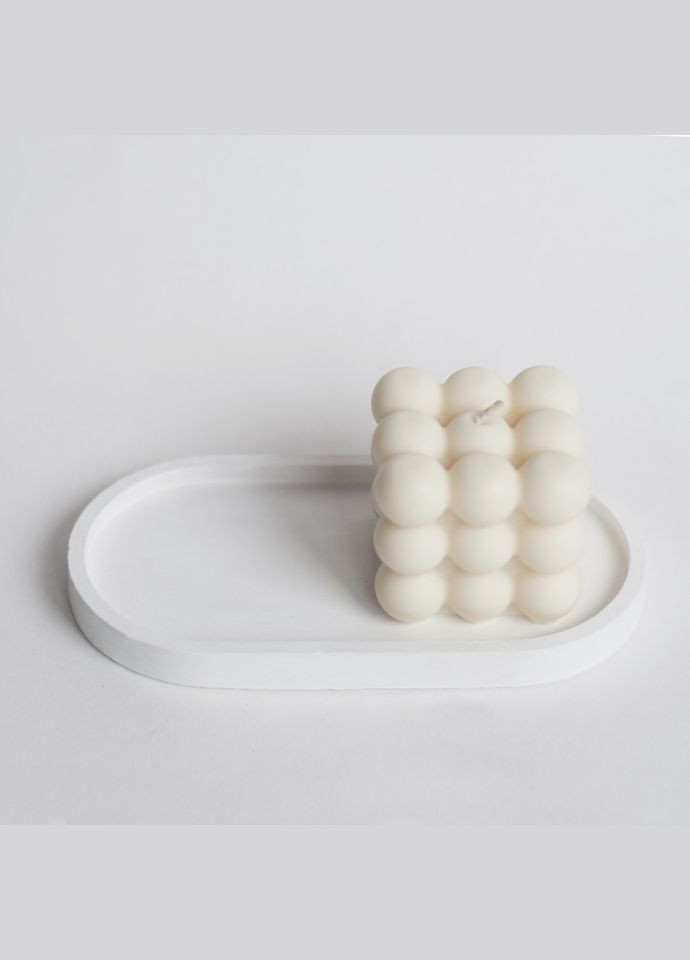 Гіпсова підставка "White" SP2313 Білий 18 см Spokiy (315135487)