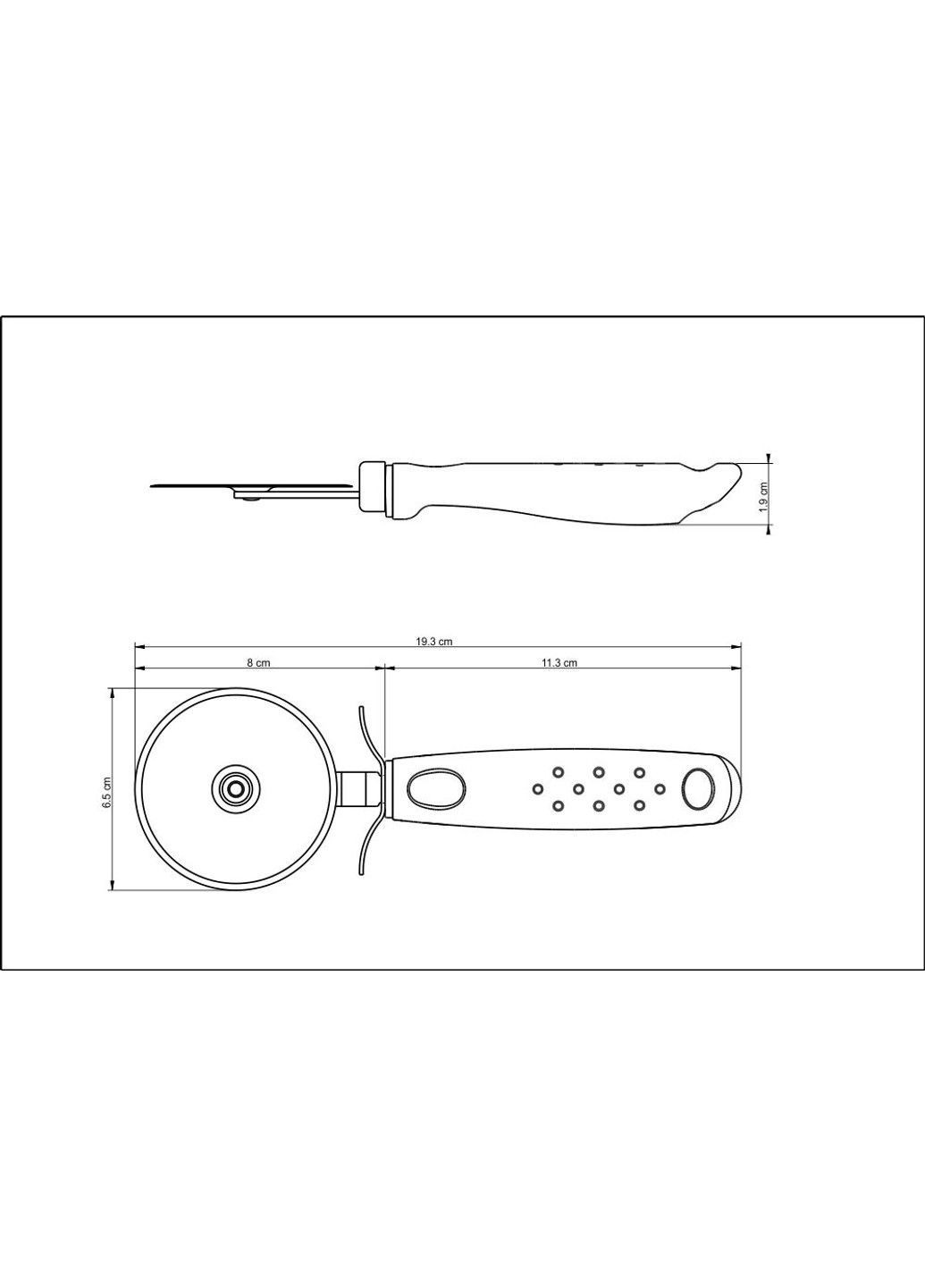 Кух.прибор Utilita нерж нож д/пицца кругл.красная пласм.ручка (25625/170) Tramontina (365277149)