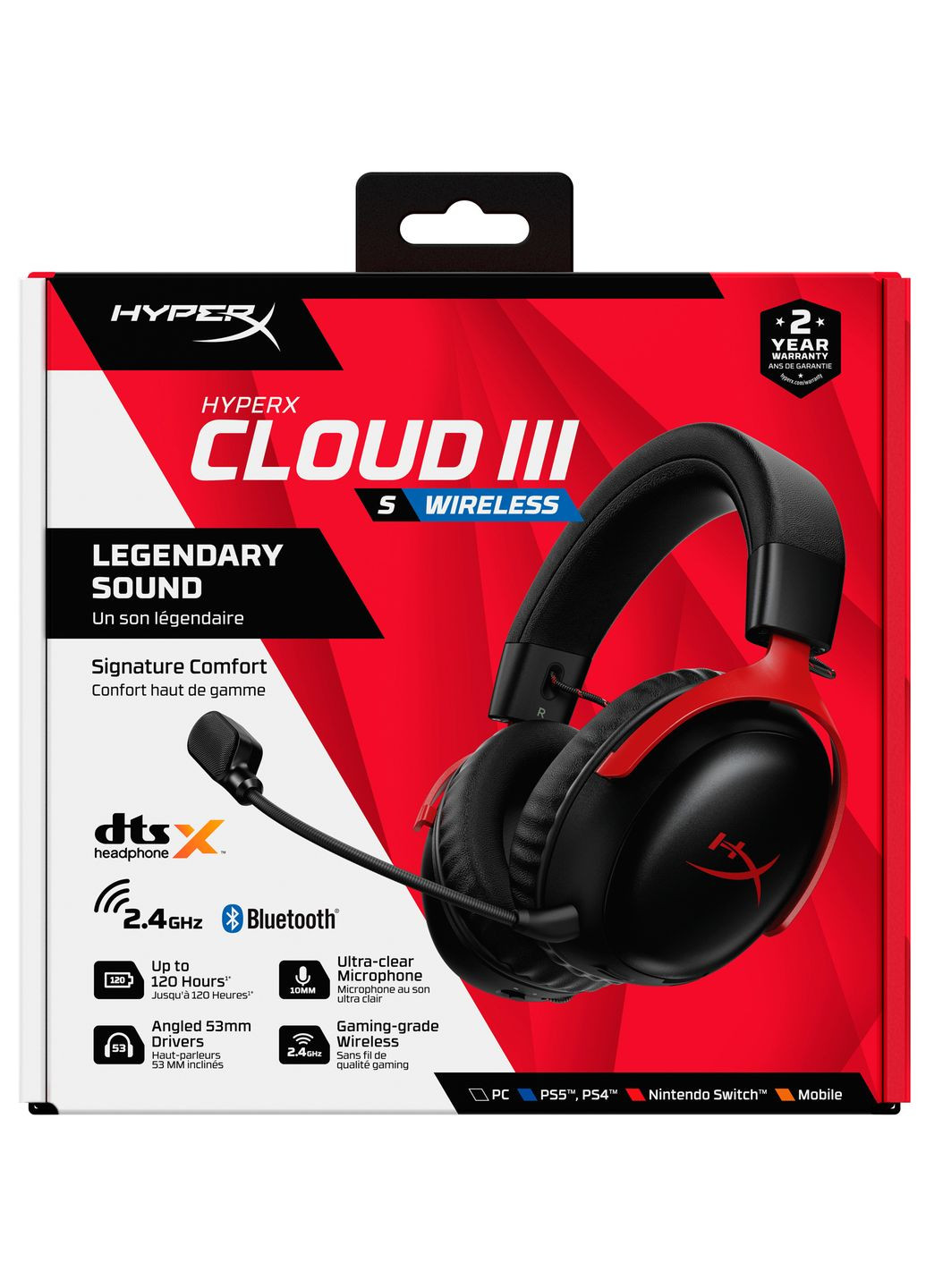 Гарнитура Cloud III S Black/Red (A59Z0AA) HyperX (356728191)