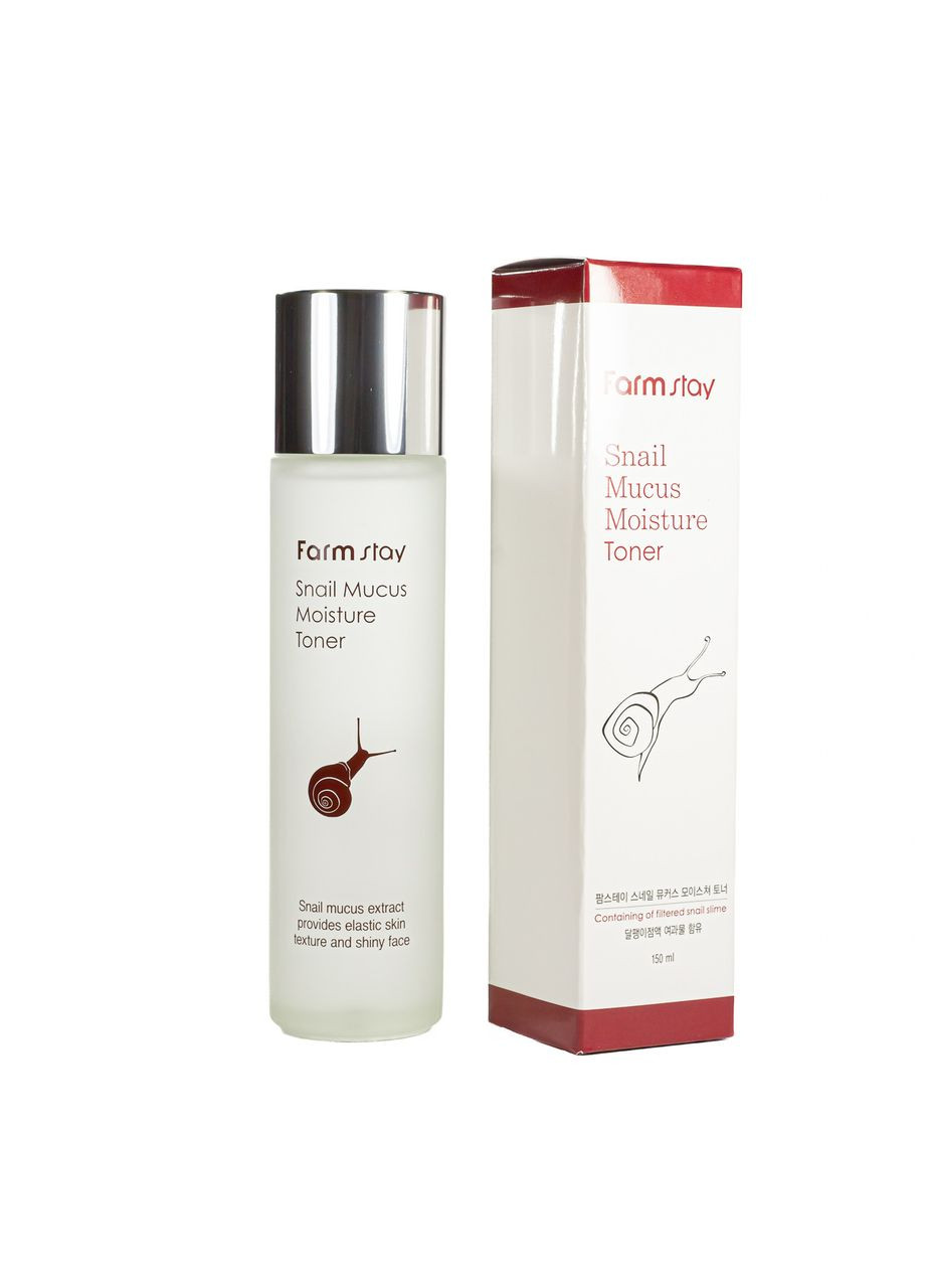 Тонік для обличчя зволожуючий з екстрактом равлика Snail Mucus Moisture Toner 150 мл FarmStay (351898489)