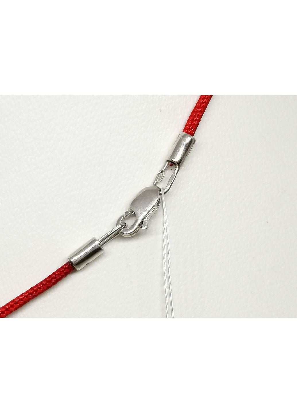 Кольє з текстилю з срібними вставками і фіанітами. ПК669С Імперія золота (363840683)