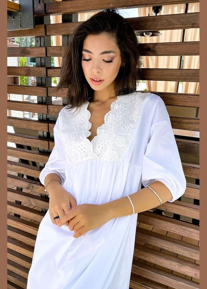 Белое повседневный, кэжуал платье Seventeen