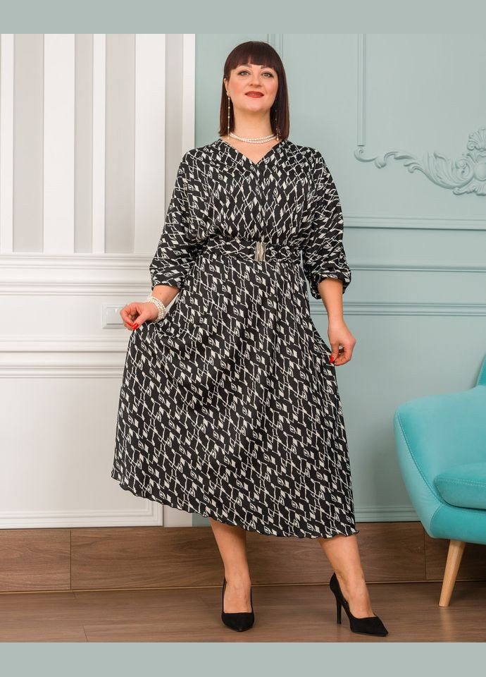 Черное платье 14538-2 Alenka Plus