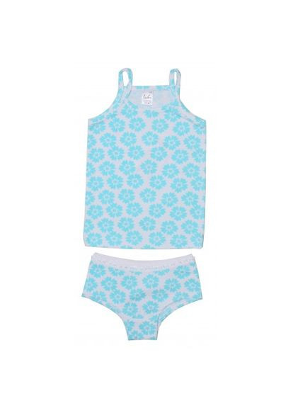 Голубой комплект (майка, трусики) Валері-Текс