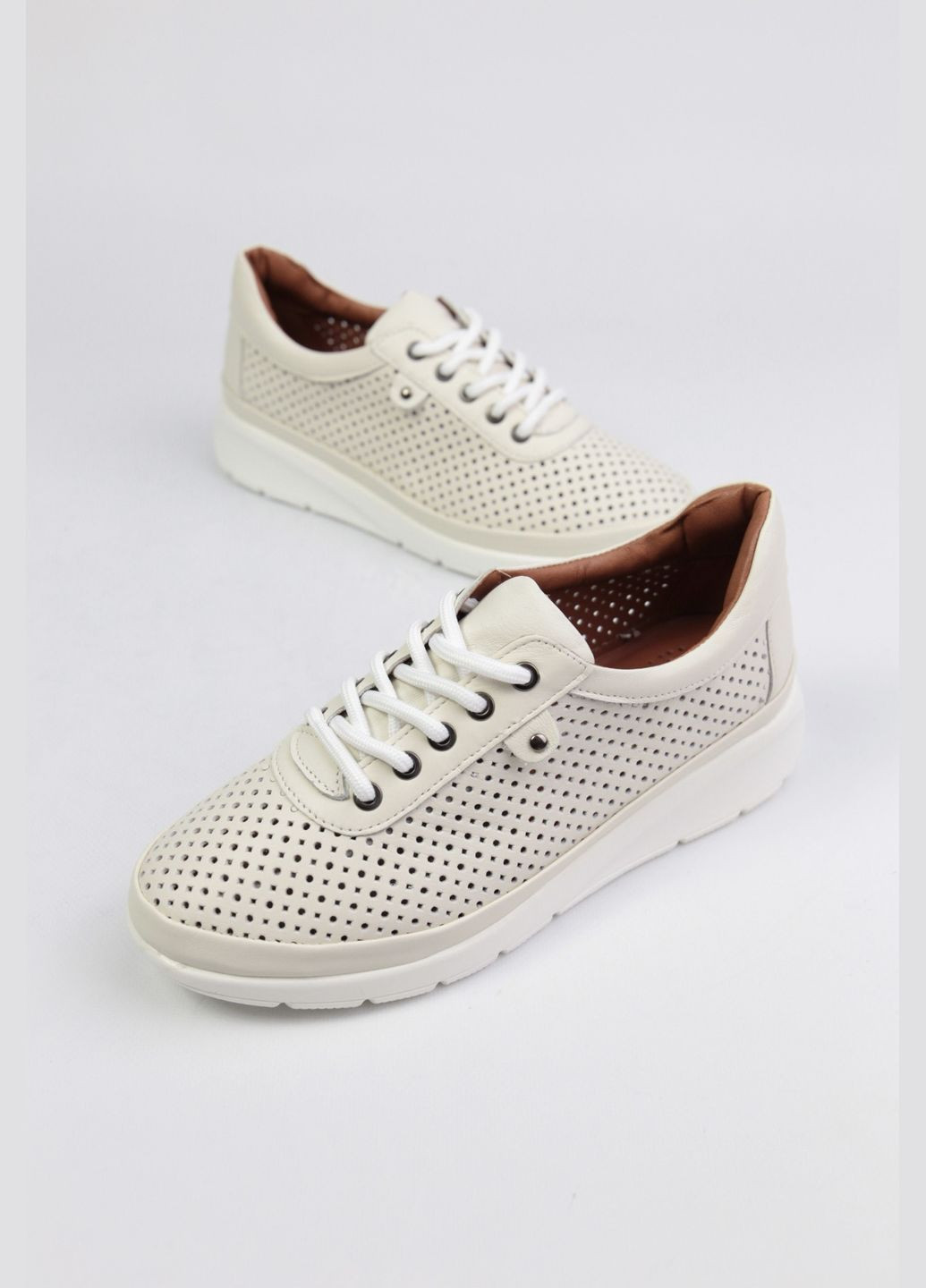 Кроссовки Benito бежевые демисезоны (336493338)