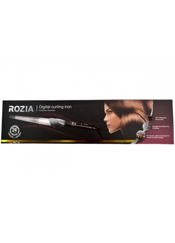 Плойка конусна для локонів завивки волосся конусоподібна плойка Ø 2.5см HR-715 35 Вт Rozia (302659772)