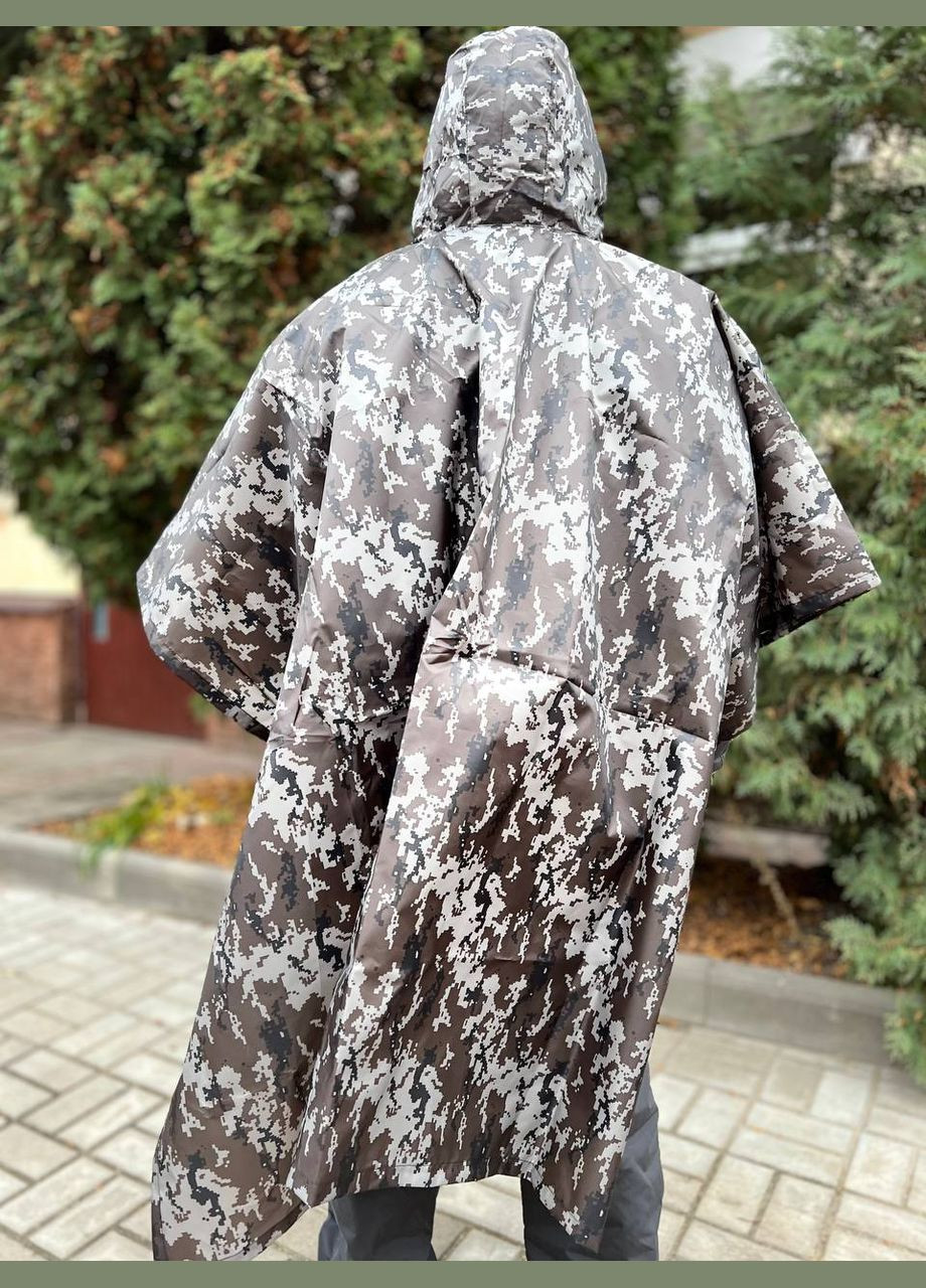 Плащ-ПОНЧО "Прикордонник" ПІКСЕЛЬ водовідштовхуючий універсальний ProsPerous (324760568)