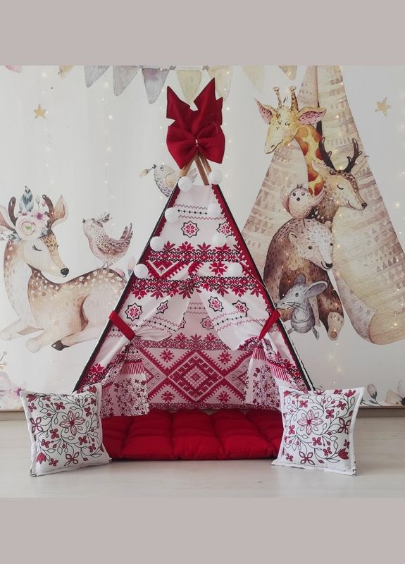 Вигвам палатка в детскую Вышиванка БОН БОН. Полный комплект! No Brand (316257032)