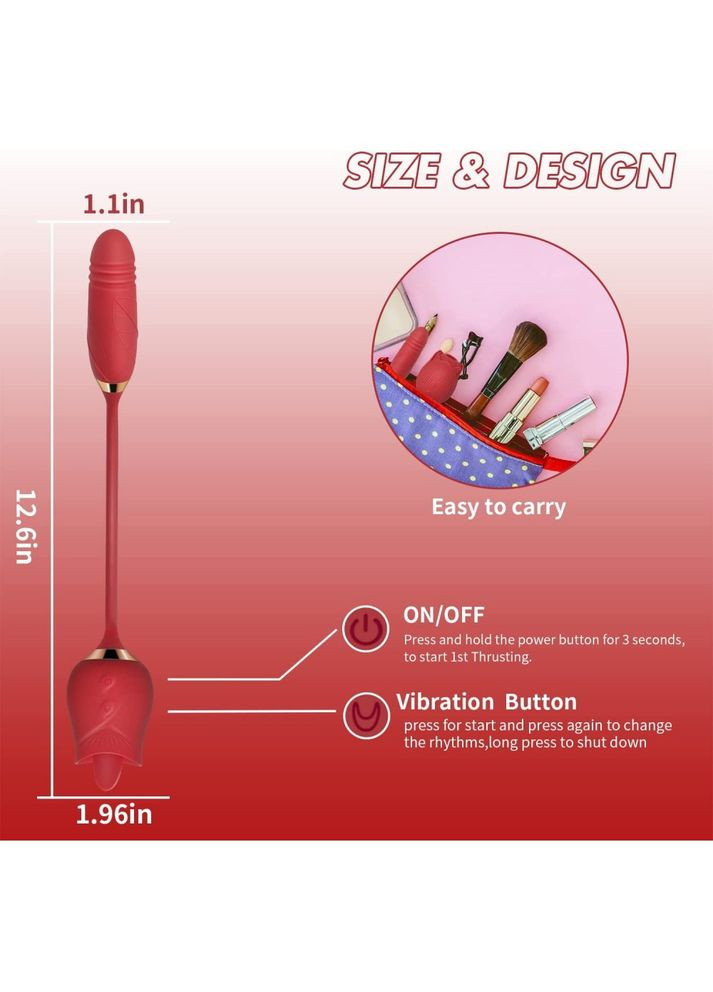 Вібратор подвійний з язичком для клітора та точки G Crazy Lick USB вагінальний анальний Focus (303905097)