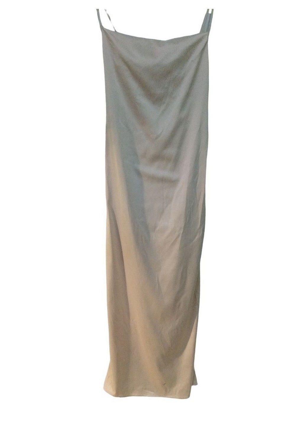 Бежевое коктейльное платье с микро-дефектом Missguided однотонное