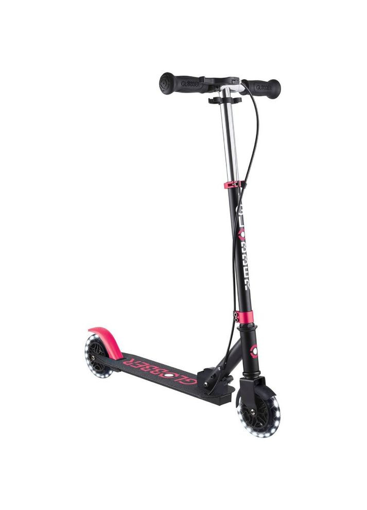 Самокат FLOW ELEMENT JUNIOR LIGHTS Black/Pink (729-110) Globber (357210824)