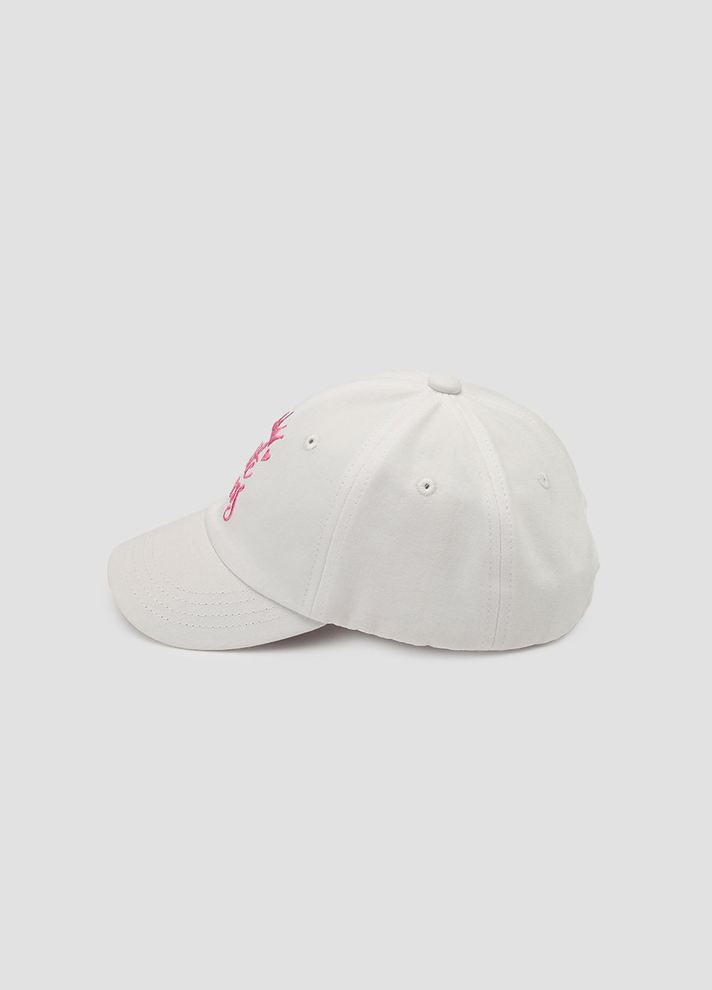 Бейсболка для дівчинки колір білий CB-00272201 No Brand (330223203)
