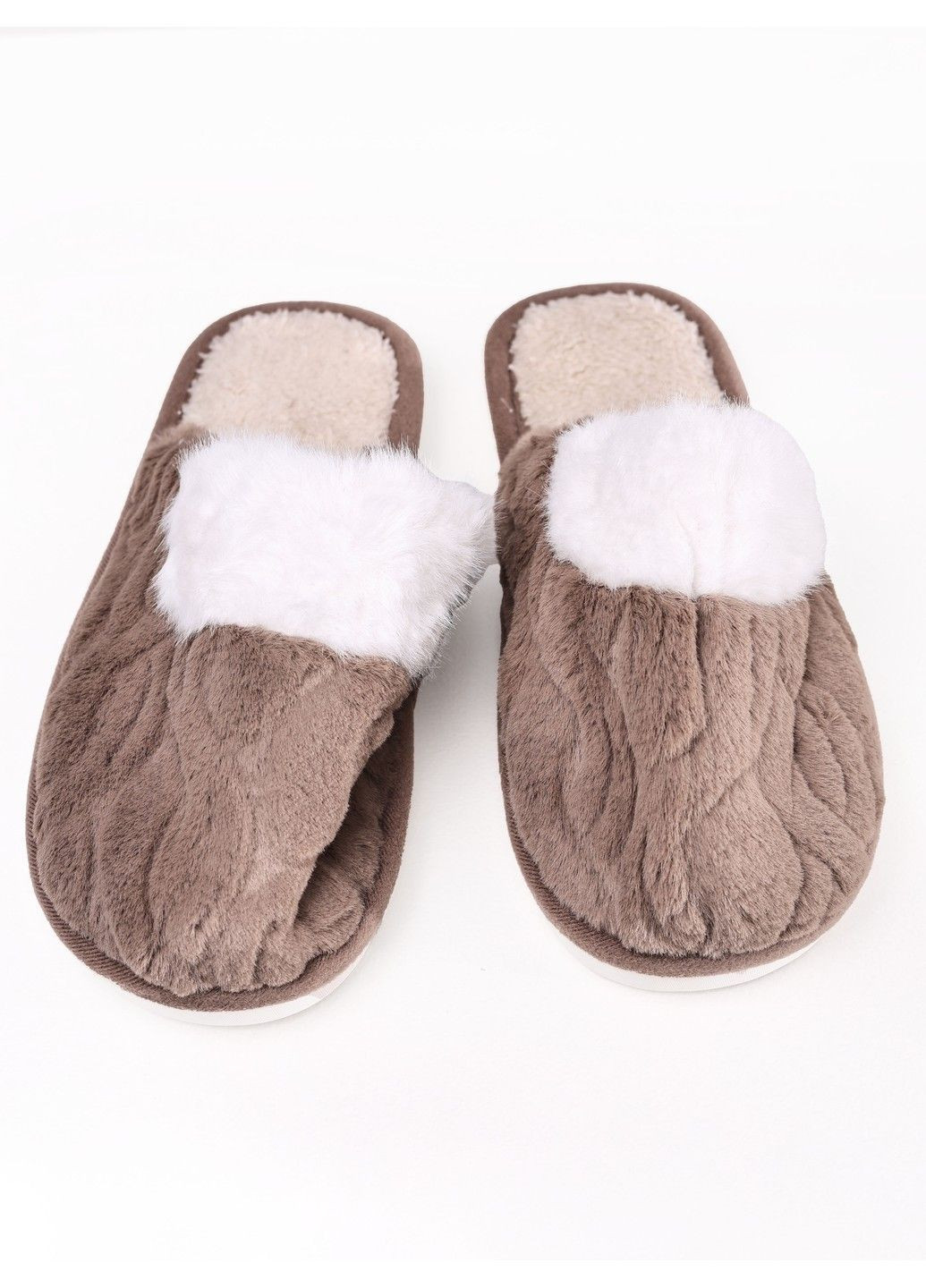 Коричневые тапочки женские Lumo