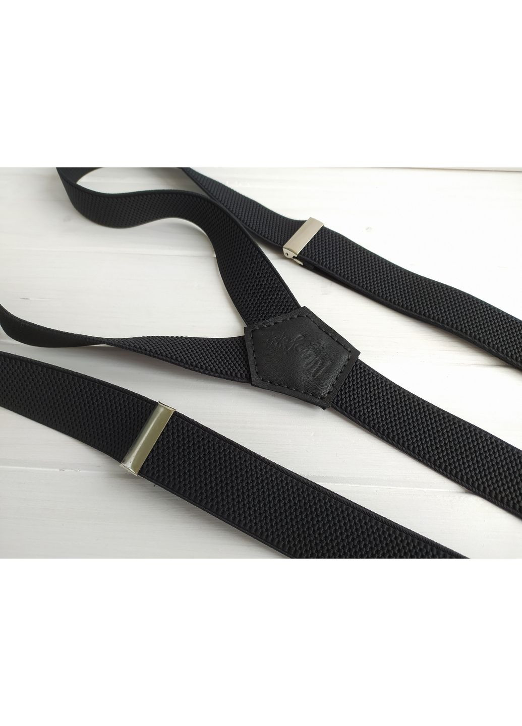 Подтяжки и бабочка галстук черные Major Style (367982926)