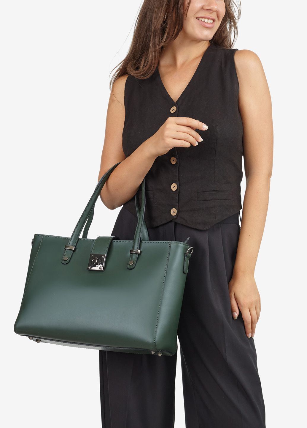 Сумка жіноча шкіряна тоут велика Tote Regina Notte (303429123)