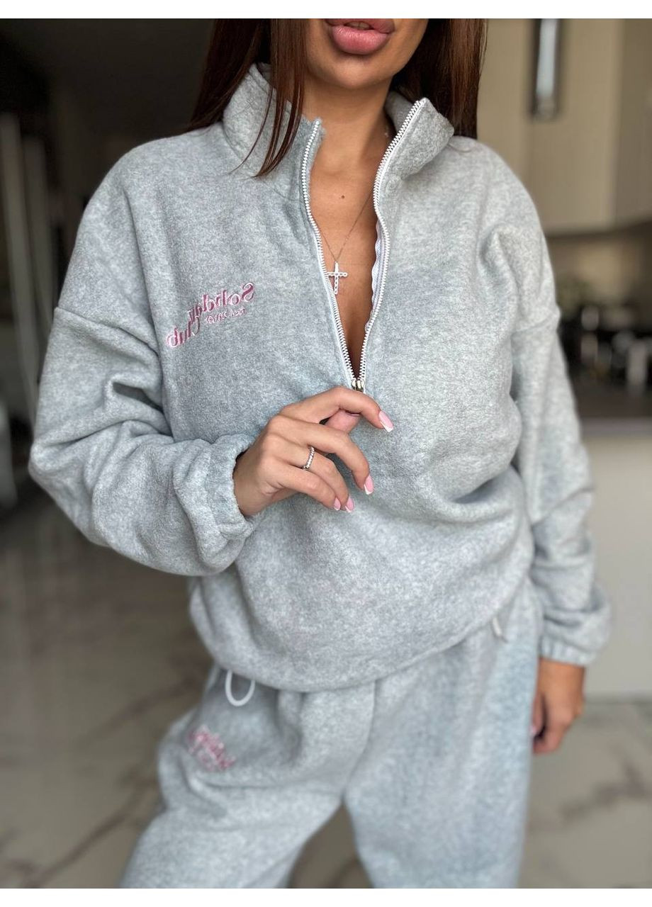 Костюм с вышивкой из двустороннего полара флиса (замеры в описании) DK/DL Мода без кордонів (368760515)