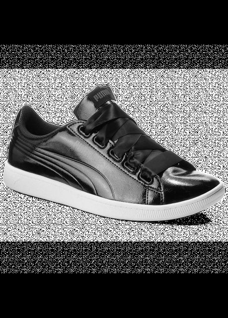 Женские кроссовки Vikky Ribbon P Puma чёрные всесезоны (318519357)