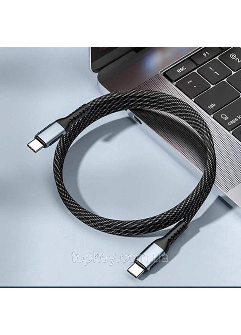 Блок питания 65W для БЫСТРОЙ зарядки Сетевое зарядное устройство 65 ватт GaN5 Pro + зарядный кабель 100W Foxconn (366664701)