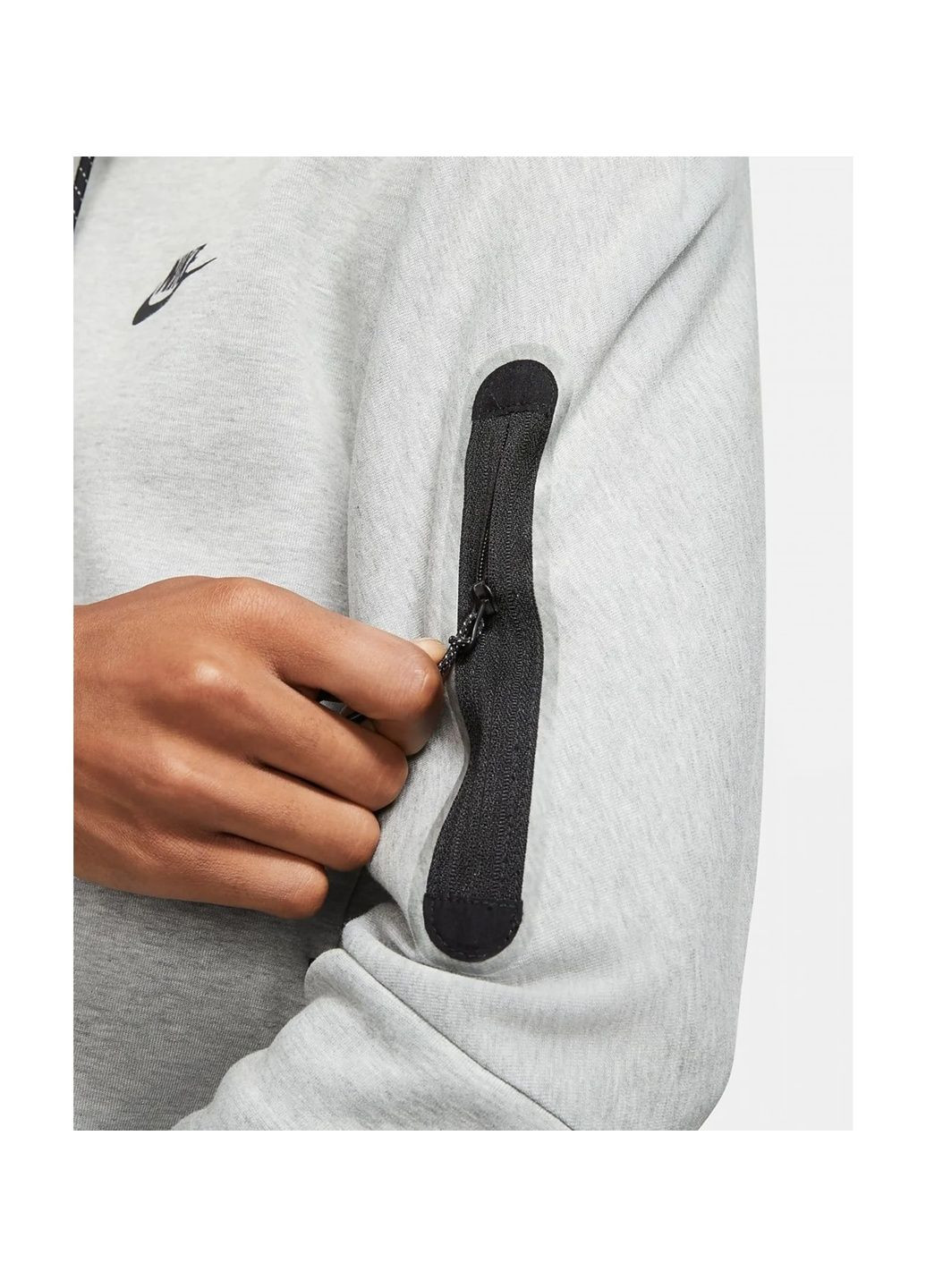 Худі чоловіче Sportswear Tech Fleece Grey Nike (365962818)