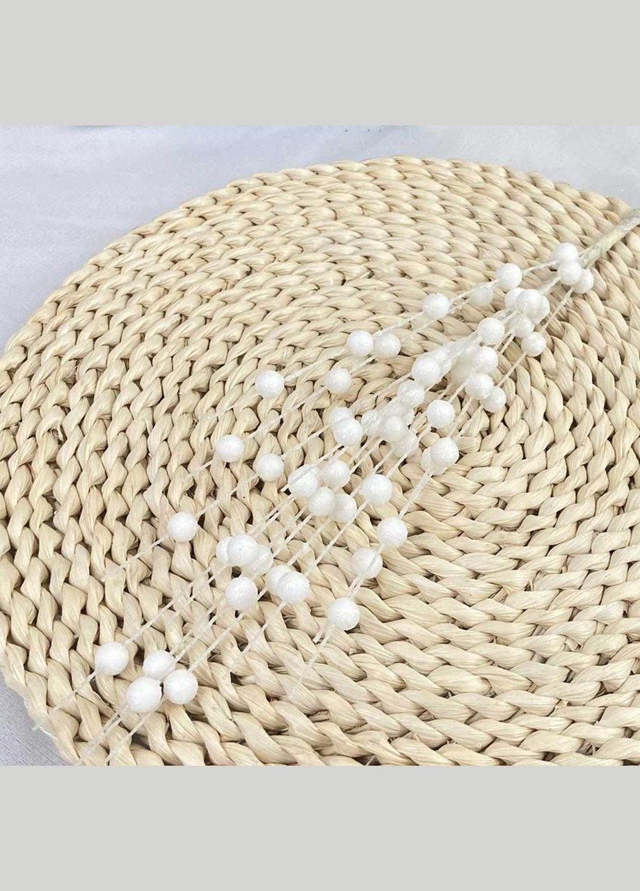 Гілка біла блискучі ягоди 42 см A.G. (299770152)