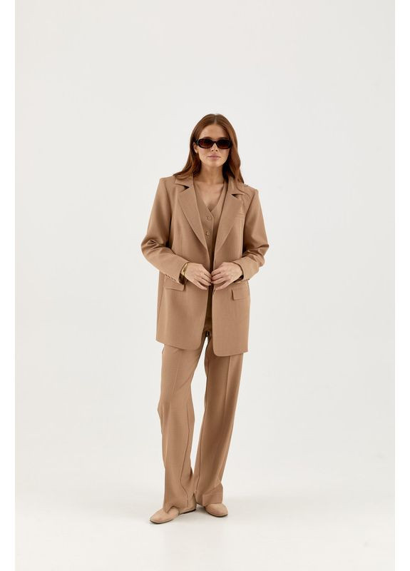 Песочный женский женский жакет ARTMON однотонный - всесезон