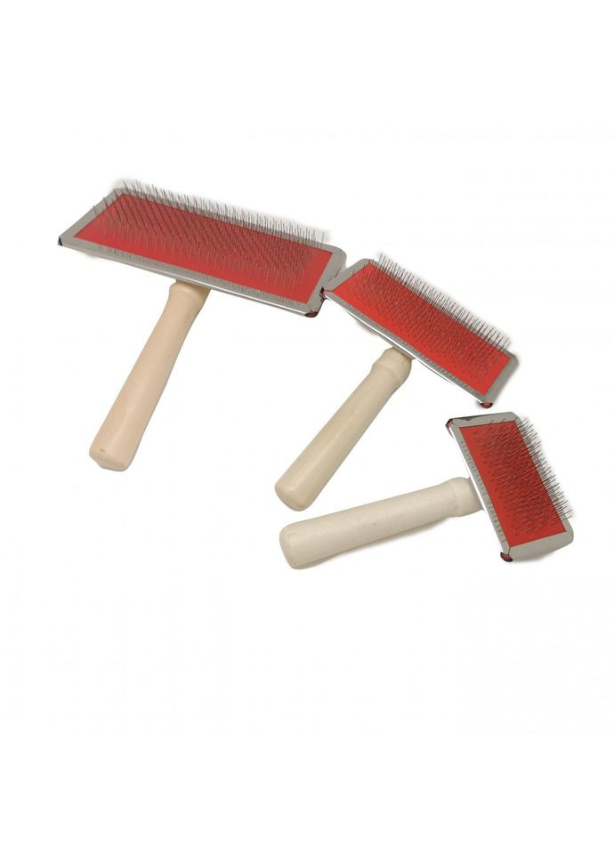 Гребінець мал., густа щетина, дерев'яна ручка, 12*6см Loco (353687382)