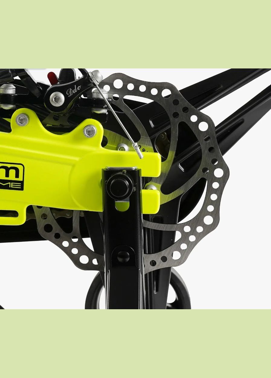 Велосипед REVOLT двоколісний магнієва рама 18 дюймів з додатковими колесами Жовтий (MG-18340) Corso (316259366)