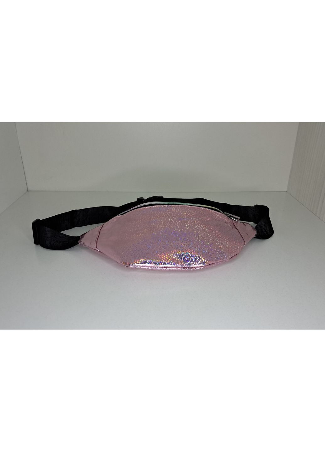 Сумка бананка ніжно-рожевого кольору No Brand (363116567)