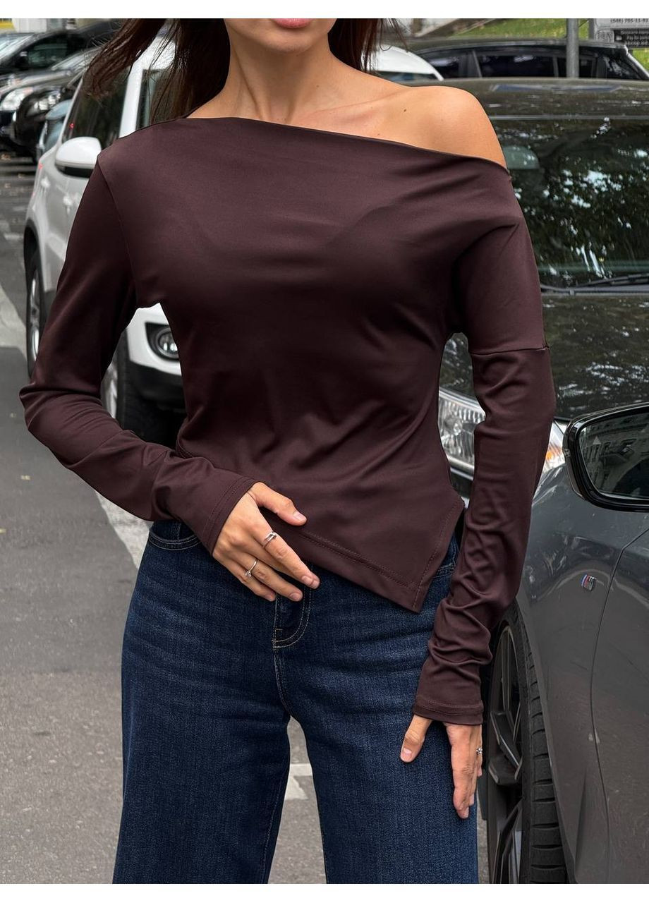 Лонгслів жіночий з відкритим плечем Style Point (368152919)