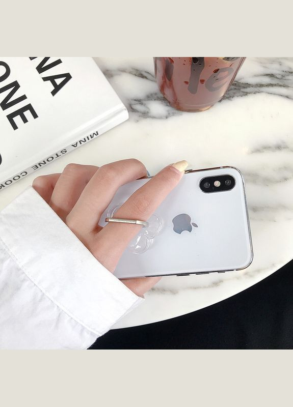 Попсокет прозорий тримач для телефону Bear Ведмедик PopSocket No Brand (339103993)