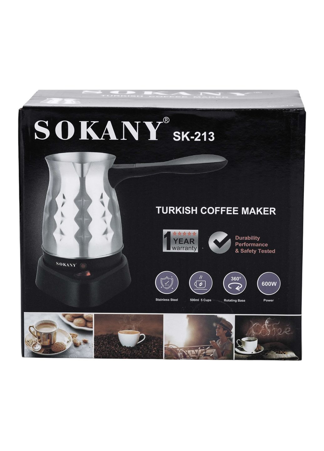 Електротурка SK-213 500 мл 600 Вт Sokany (324070486)