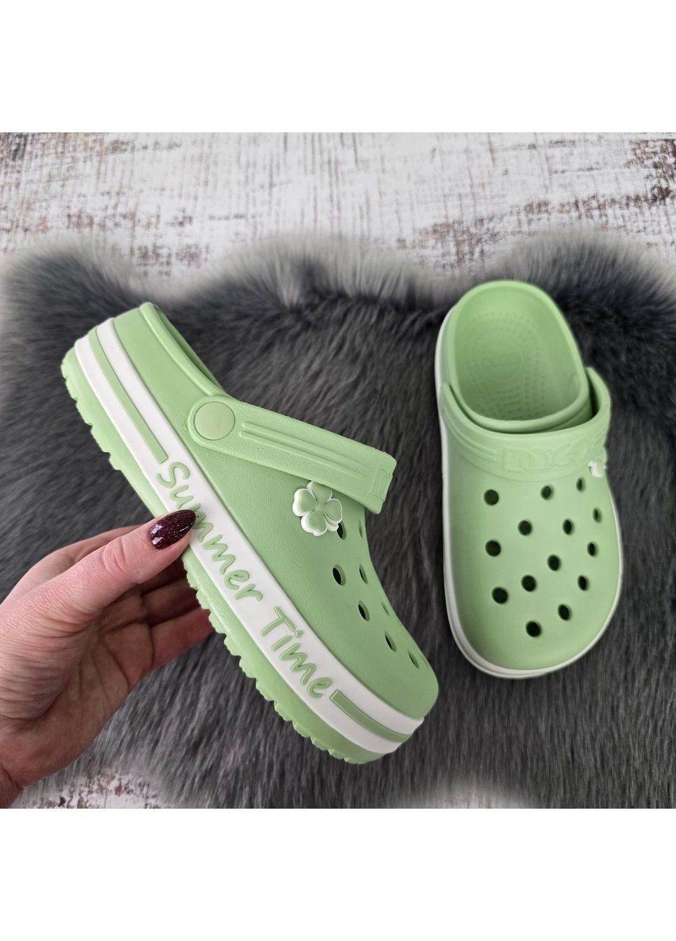 Кроксы женские на платформе Dago (322236569)