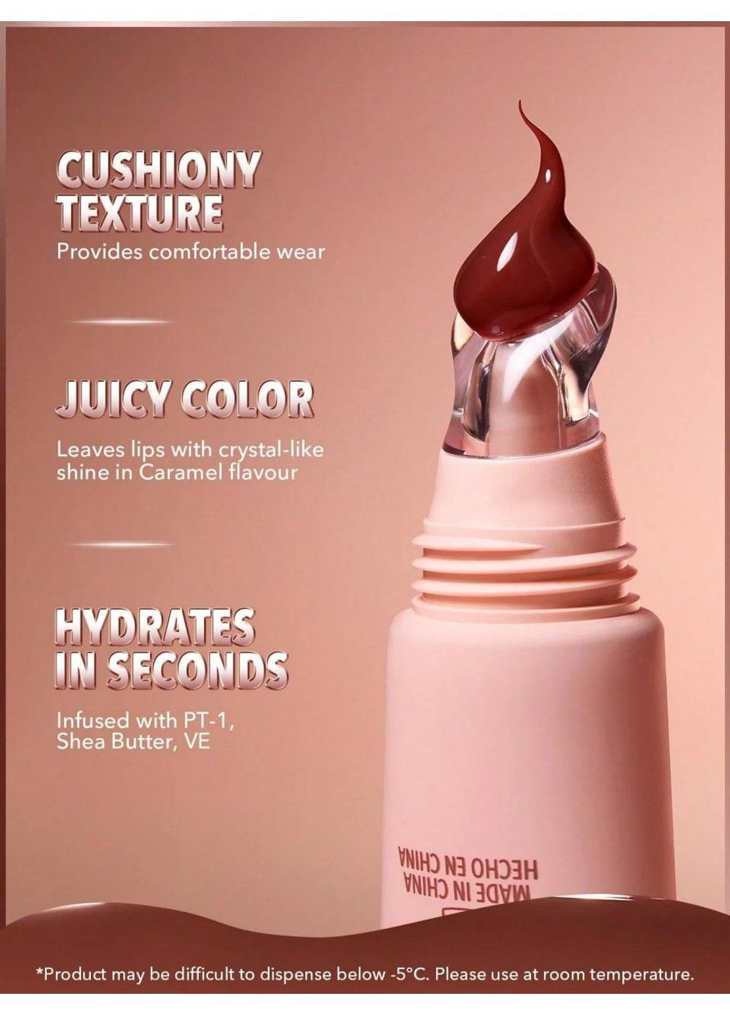 Блиск для губ зволожуючий Crystal Glaze Moisturizing Lip Care, 10 мл Cocoa Cookie Sheglam (317318541)