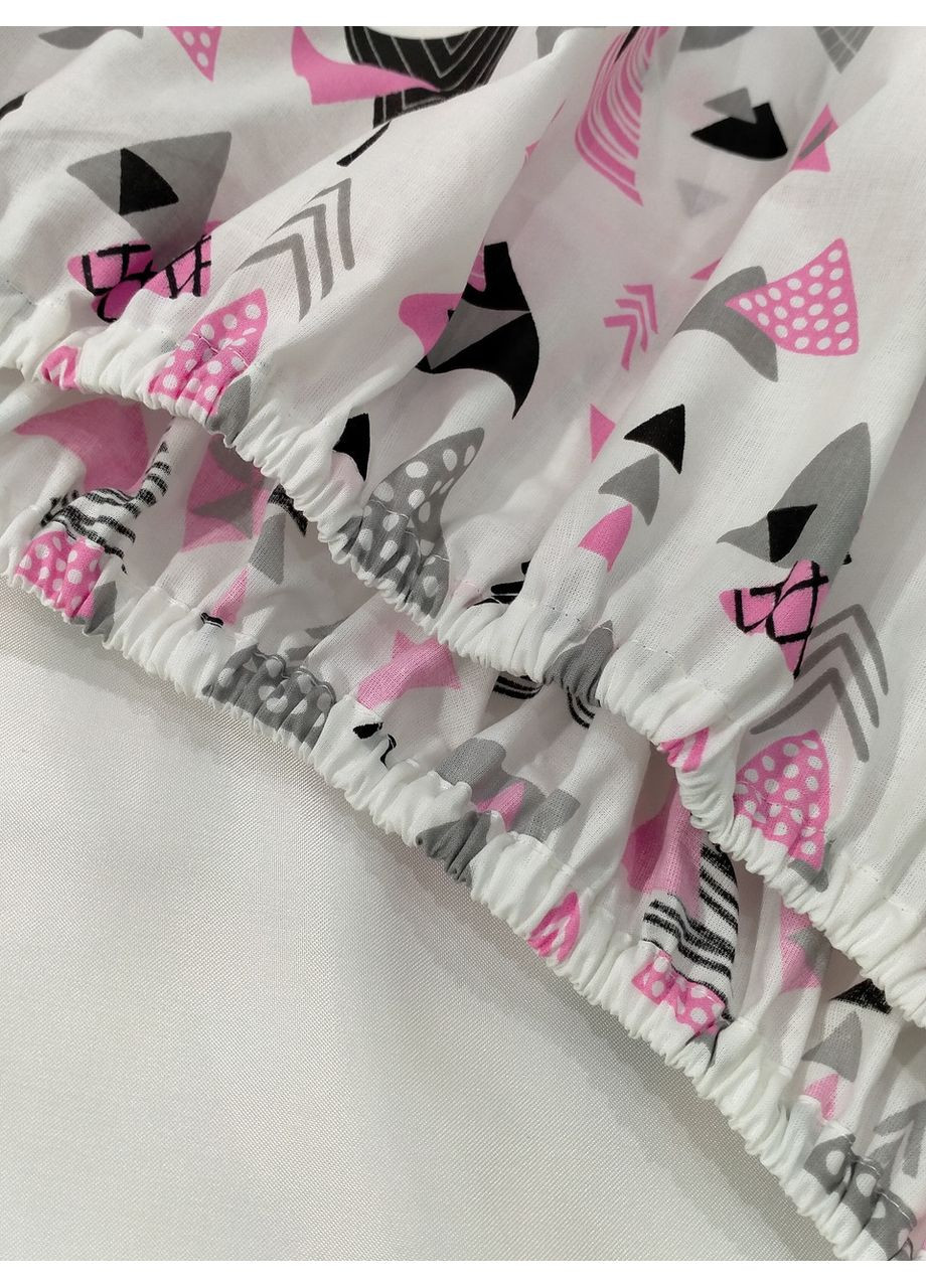 Простирадло на гумці в дитяче ліжечко, польська бязь, розмір 60*120 No Brand (370370097)