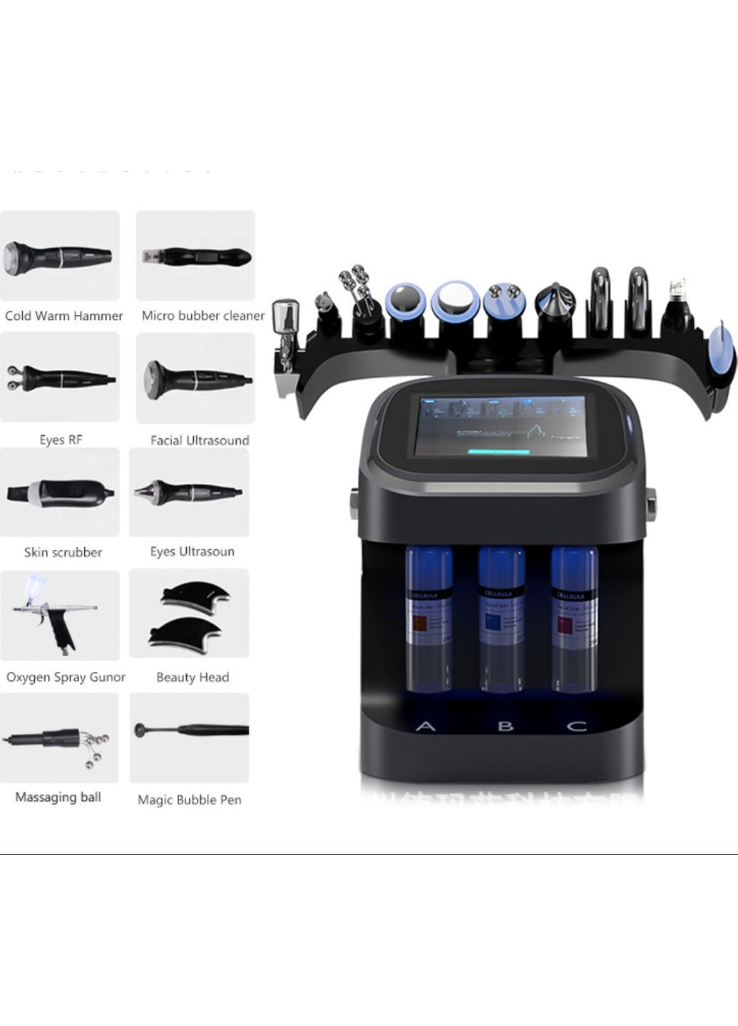 Косметологічний комбайн 10 в 1 Ice skin angel N9 No Brand (340274127)