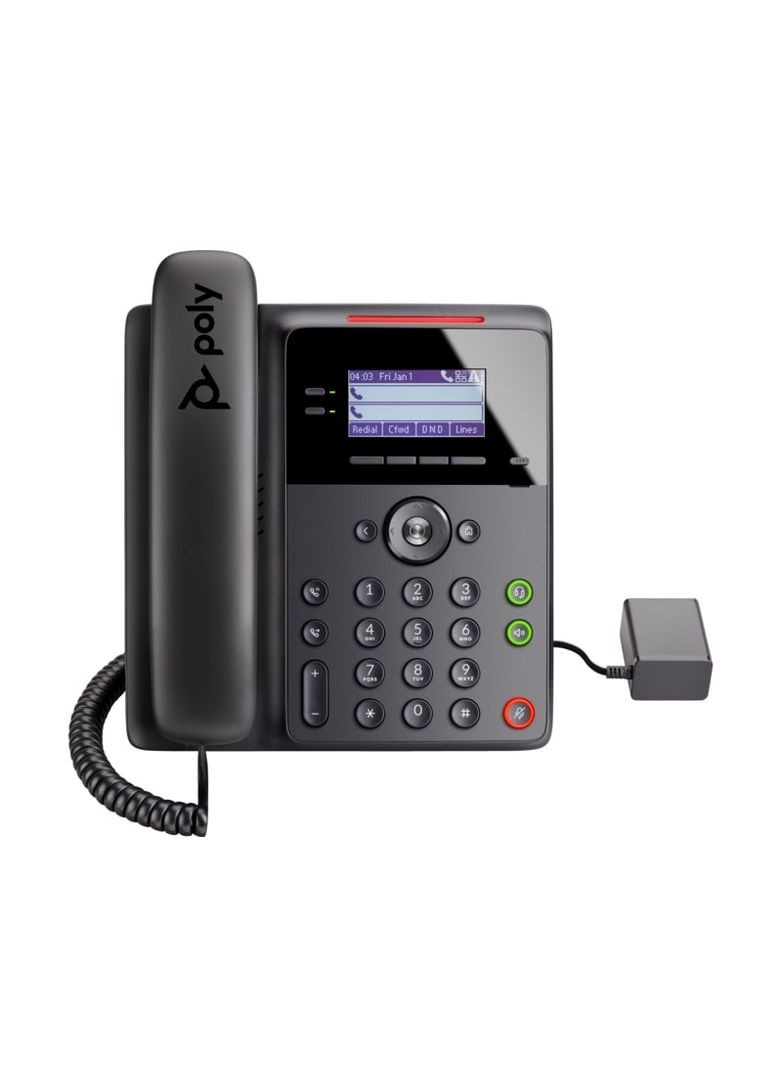 SIPтелефон Edge B20, 8 линий, PoE, черный Poly (315003983)