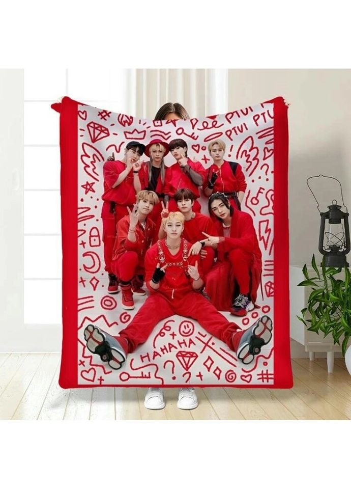 Плед 3D Stray Kids №6 3377_A 15793 160х200 см FlexDress (335977561)