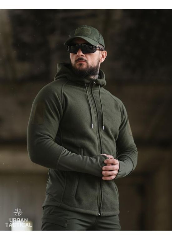 Армійська чоловіча тепла кофта на флісі олива No Brand (367088287)
