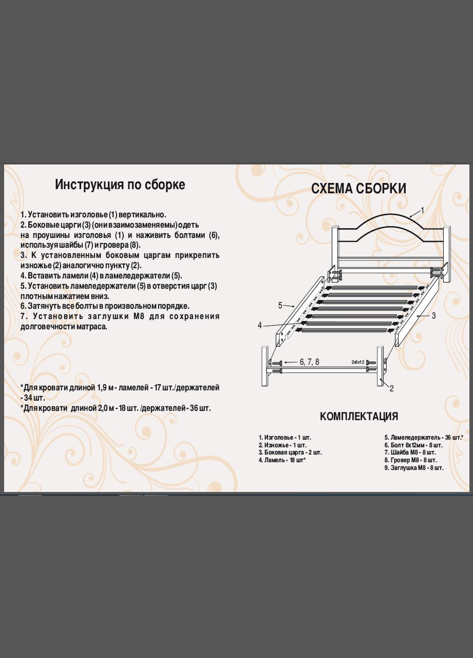 Односпальная металлическая кровать Амис мини от ТМ Теnero 90х190, Каркас — металл расстояние 8 см., 1 ящик Tenero (315912708)