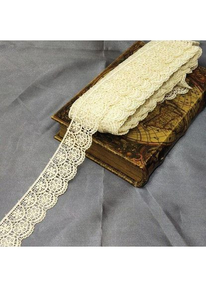 Кружево макраме 4,5 см (13 м) Цвет-айвори (729-39-084) Plus-plus (352749326)