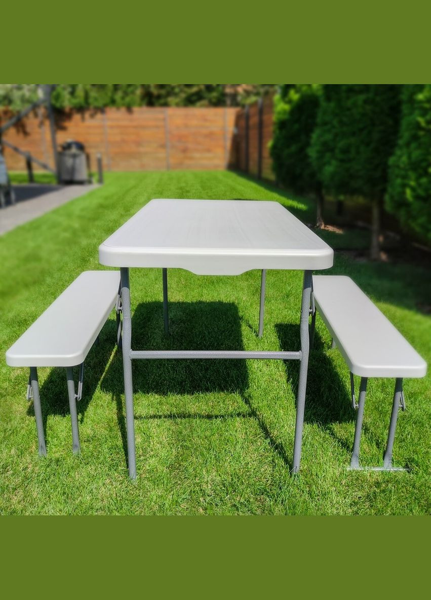 Набор садовой мебели ( стол и 2 лавки) SW-00001612 Sticker Wall (316520719)